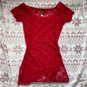 ❤️ 5/$25 NWOT Red Lace Lingerie